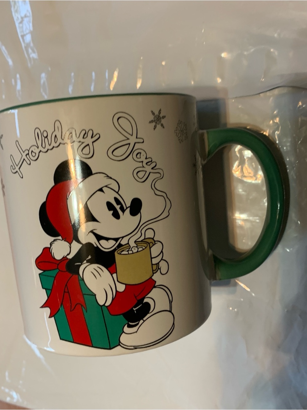 Disney White Ceramic Mug with Black Logo